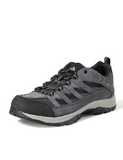 Columbia Crestwood Wanderschuhe für Herren, Schwarz (Shark x Columbia Grey), 45 EU von Columbia