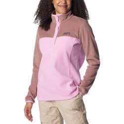 Columbia Damen 1/2 Benton Springs Half Snap Pullover, Kosmos/Feige, Medium von Columbia