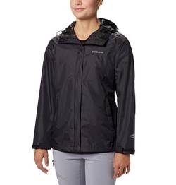 Columbia Damen Arcadia Ii Jacket Regenjacke, schwarz, Groß von Columbia