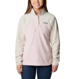 Columbia Damen Benton Springs 1/2 Snap Pullover Jacke, Rosa (Dusty Pink/Dark Stone/Dusty Pink), XL von Columbia