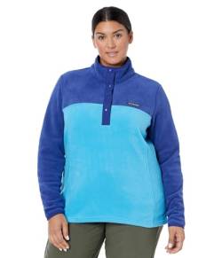 Columbia Damen Benton Springs Half Snap Pullover, Blauer Chill/dunkler Saphir, X-Large von Columbia