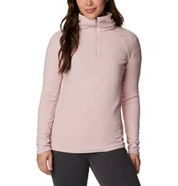 Columbia Damen Half Zip Glacial IV Halber Reißverschluss, rosa-Dusty pink, X-Large von Columbia