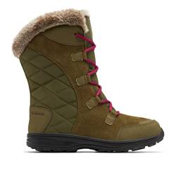 Columbia Damen Ice Maiden II Schneestiefel, Olive, rote Zwiebeln, 36 EU von Columbia