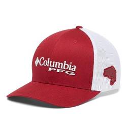 Columbia Damen PFG Logo Mesh Ball Hoch Cap, Lachsfarben, X-Large von Columbia