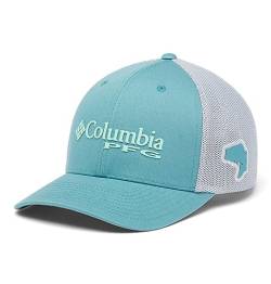 Columbia Damen PFG Logo Mesh Ball Hoch Cap, Tranquil Teal/Cool Grey, XX-Large von Columbia