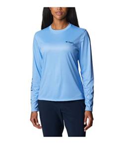 Columbia Damen Tidal Tee PFG Fish Star Langarm, Achat Blue/Fish Star Tropamix, X-Small von Columbia