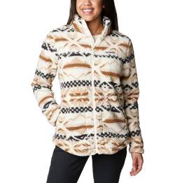 Columbia Damen West Bend Full Zip, Kreide Karierte Spitzen, X-Small von Columbia