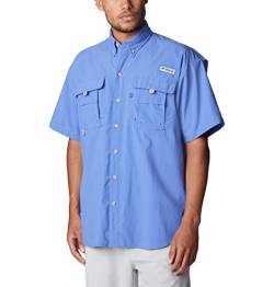 Columbia Herren Bahama II Kurzarm-Shirt Wanderhemd, Violettes Meer, X-Large von Columbia