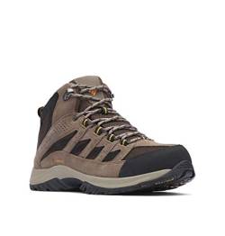 Columbia Herren Crestwood Mid Waterproof Wanderschuh, Cordovan Kürbis, 45 EU Weit von Columbia