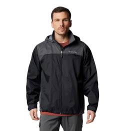 Columbia Herren Glennaker Lake Rain Jacket Regenjacke, Schwarz/Grill, 5X Hoch von Columbia