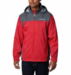 Columbia Herren Glennaker Lake Regenjacke Shell-Jacke, Mountain Red, Graphit, Large von Columbia