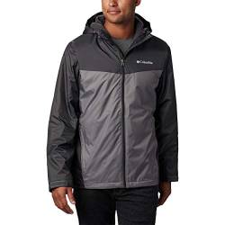 Columbia Herren Glennaker Sherpa gefütterte Jacke Regenjacke, Shark/City Grey, Medium von Columbia