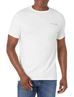 Columbia Herren Graphic T-Shirt, Weiß/Biber, XL von Columbia