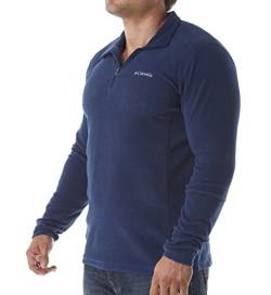 Columbia Herren Klamath Range II Half Zip Wanderhemd, Collegiate Navy Solid, Medium von Columbia