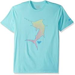 Columbia Herren PFG Graphic T-Shirt, Gulf Stream/Cuesta, Large von Columbia