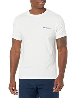 Columbia Herren PFG Graphic T-Shirt, Weiß/Dreieck, XX-Large von Columbia