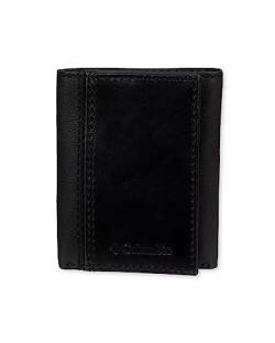 Columbia Herren RFID Trifold Geldbörse, Schwarze Naht, Einheitsgröße, RFID Trifold Wallet von Columbia