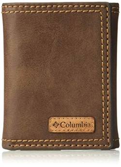 Columbia Herren RFID-blockierende, dreifach Faltbare Brieftasche Geldbörse, Braun Casual, Einheitsgröße von Columbia