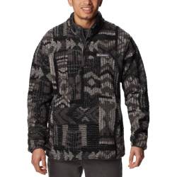 Columbia Herren Rugged Ridge II Sherpa Half Snap, Haifischwegeaufdruck, Medium von Columbia