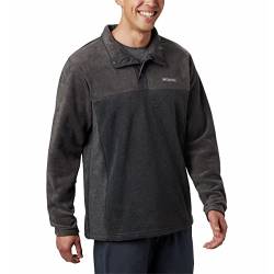 Columbia Herren Steens Mountain Half Snap Fleecejacke, Anthrazit, Hai, 1X von Columbia