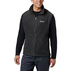 Columbia Herren Steens Mountain Vest Fleece Weste, Charcoal Heather, L EU von Columbia