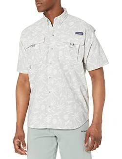 Columbia Herren Super Bahama Kurzarm-Shirt Wanderhemd, Cool Grey Shores, Large von Columbia