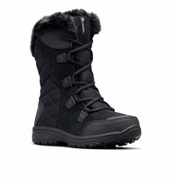 Columbia Ice Maiden II WP wasserdichte Schneestiefel für Damen, Schwarz (Black x Columbia Grey), 40 EU von Columbia