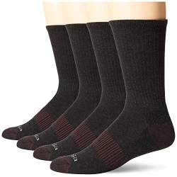 Columbia Men's 4 Pack Heather Crew Socks, black, OS von Columbia