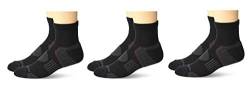 Columbia Mens Walking Socks Quarter 6 Pair, Black, Mens 6-12 Shoe Size von Columbia