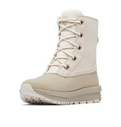 Columbia Moritza Shield Omni-Heat wasserdichte Schneestiefel für Damen, Weiß (Fawn x Canvas Tan), 39 EU von Columbia