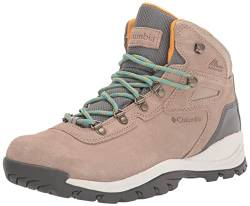 Columbia Newton Ridge Plus Damen-Wanderschuhe, wasserdicht verstärkt, Größe 34, Oxford Tan Dusty Green von Columbia