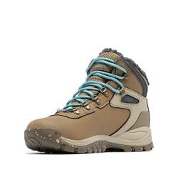 Columbia Newton Ridge Plus Omni-Heat Winterstiefel für Damen, Braun (Wet Sand x Sea Wave), 37.5 EU von Columbia