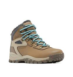 Columbia Newton Ridge Plus Omni-Heat Winterstiefel für Damen, Braun (Wet Sand x Sea Wave), 38.5 EU von Columbia