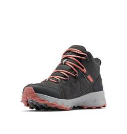 Columbia Peakfreak II Mid Outdry WP wasserdichte Wanderstiefel für Damen, Grau (Dark Grey x Dark Coral), 39.5 EU von Columbia