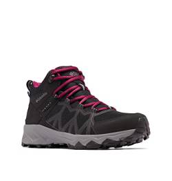 Columbia Peakfreak II Mid Outdry WP wasserdichte Wanderstiefel für Damen, Schwarz (Black x Ti Grey Steel), 37 EU von Columbia