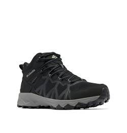 Columbia Peakfreak II Mid Outdry WP wasserdichte Wanderstiefel für Herren, Schwarz (Black x Titanium II), 43 EU von Columbia