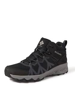 Columbia Peakfreak II Mid Outdry WP wasserdichte Wanderstiefel für Herren, Schwarz (Black x Titanium II), 46 EU von Columbia