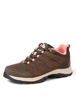 Columbia Redmond III WP wasserdichte Wanderschuhe für Damen, Braun (Cordovan x Dark Coral), 38 EU von Columbia