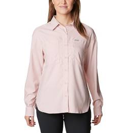 Columbia Silver Ridge Utility-Langarmshirt für Damen, Altrosa, Größe XL von Columbia