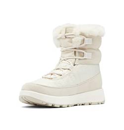 Columbia Slopeside Peak Luxe wasserdichte Schneestiefel für Damen, Braun (Dark Stone x Sea Salt), 41 EU von Columbia