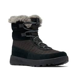 Columbia Slopeside Peak Luxe wasserdichte Schneestiefel für Damen, Schwarz (Black x Graphite), 36.5 EU von Columbia