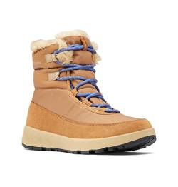 Columbia Slopeside Peak wasserdichte Schneestiefel für Damen, Braun (Elk x Beach), 36.5 EU von Columbia