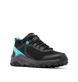 Columbia Trailstorm Ascend WP wasserdichte Wanderschuhe für Damen, Schwarz (Black x Bright Aqua), 39 EU von Columbia