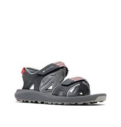 Columbia Trailstorm Hiker 2 Strap Trekkingsandalen für Damen, Grau (Graphite x Red Hibiscus), 37 EU von Columbia