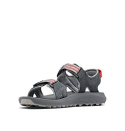 Columbia Trailstorm Hiker 2 Strap Trekkingsandalen für Damen, Grau (Graphite x Red Hibiscus), 43 EU Grau Graphite X Red Hibiscus von Columbia