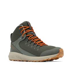 Columbia Trailstorm Mid WP Omni-Heat wasserdichte Wanderstiefel für Herren, Grün (Gravel x Warm Copper), 40 EU von Columbia