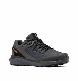 Columbia Trailstorm Waterproof wasserdichte Trekking Und Wanderschuhe für Herren, Grau (Dark Grey x Bright Gold), 42 EU von Columbia