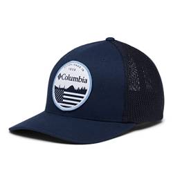 Columbia Unisex-Erwachsene Netz-Ballkappe Cap, Collegiate Navy/Flagge, X-Large von Columbia