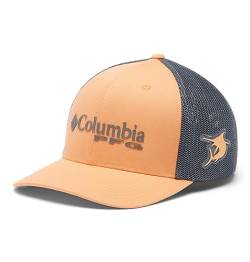 Columbia Unisex PFG Logo Mesh Ball Cap - High Crown, Bright Nectar, L/XL von Columbia