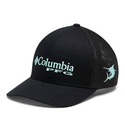 Columbia Unisex PFG Logo Mesh Ball Mid Cap, Schwarz/Gulf Stream, S-M von Columbia